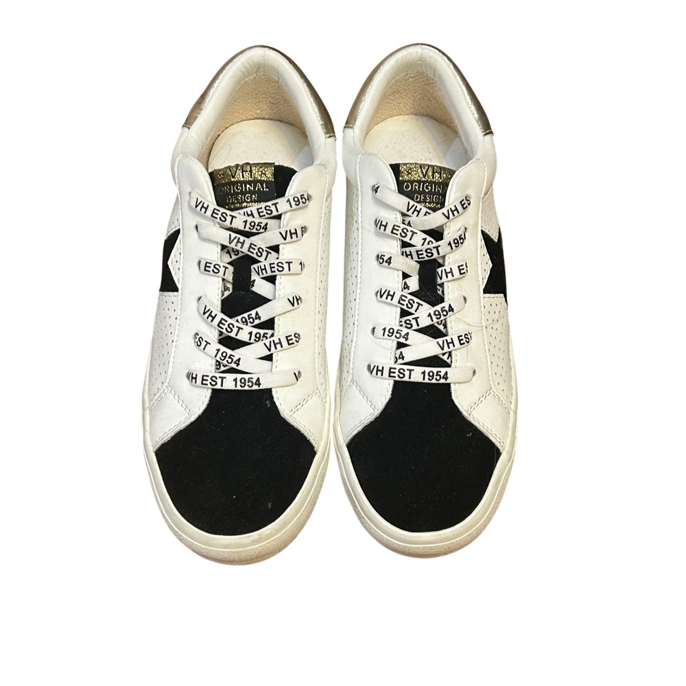 Vintage‎ Havana Star Sneakers White Black Gold Fashion Casual Shoes Women's